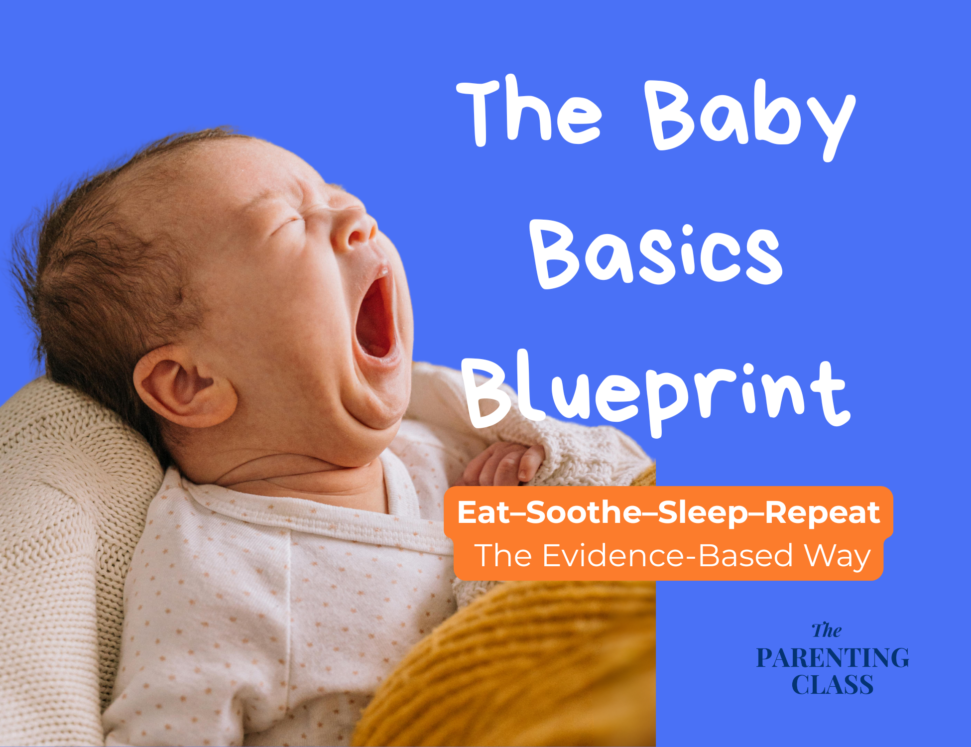 Baby yawning, newborn